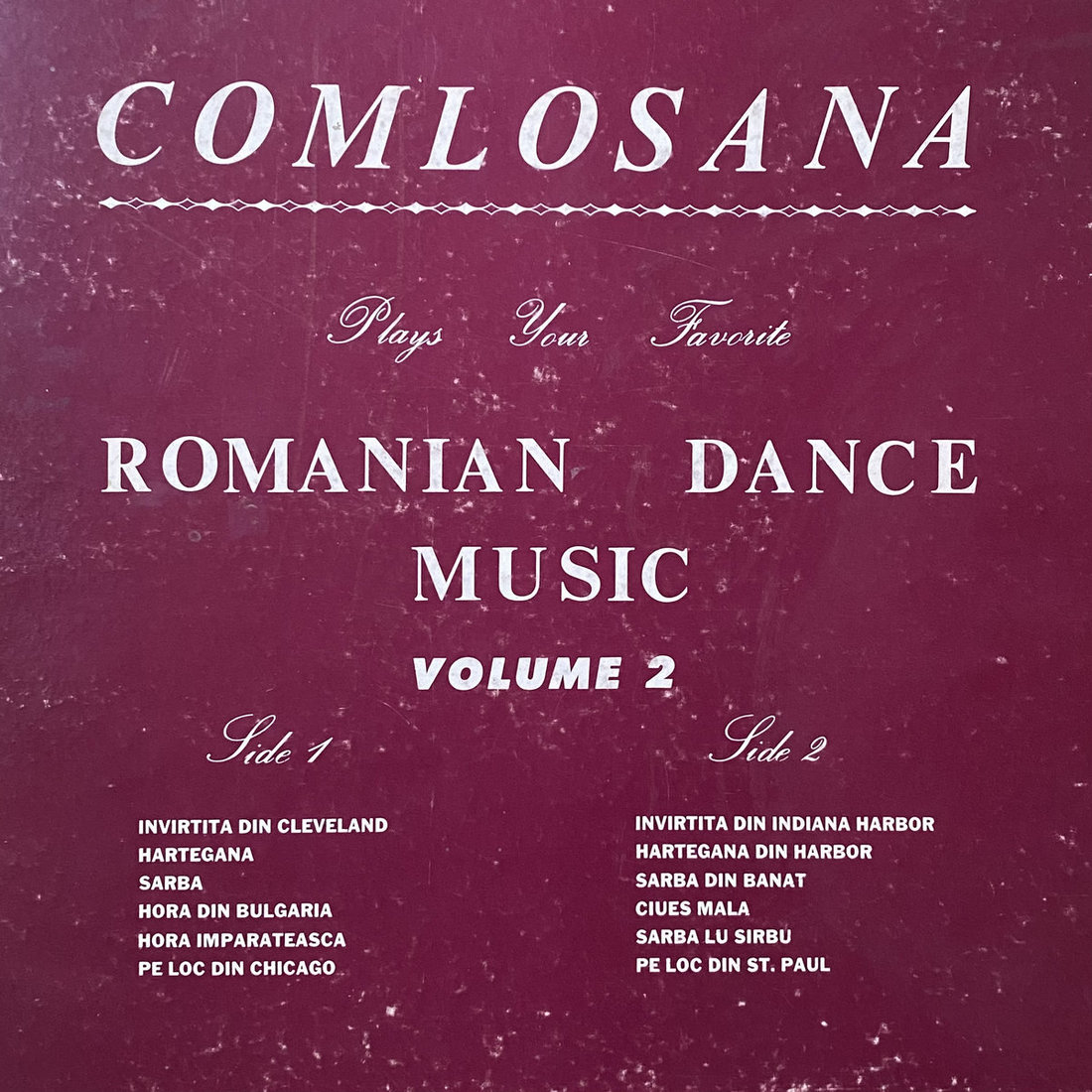 Comlosana - Plays Your Favorite Romanian Dance Music Vol. 2, Chicago ca. 1963 (Canary Records)