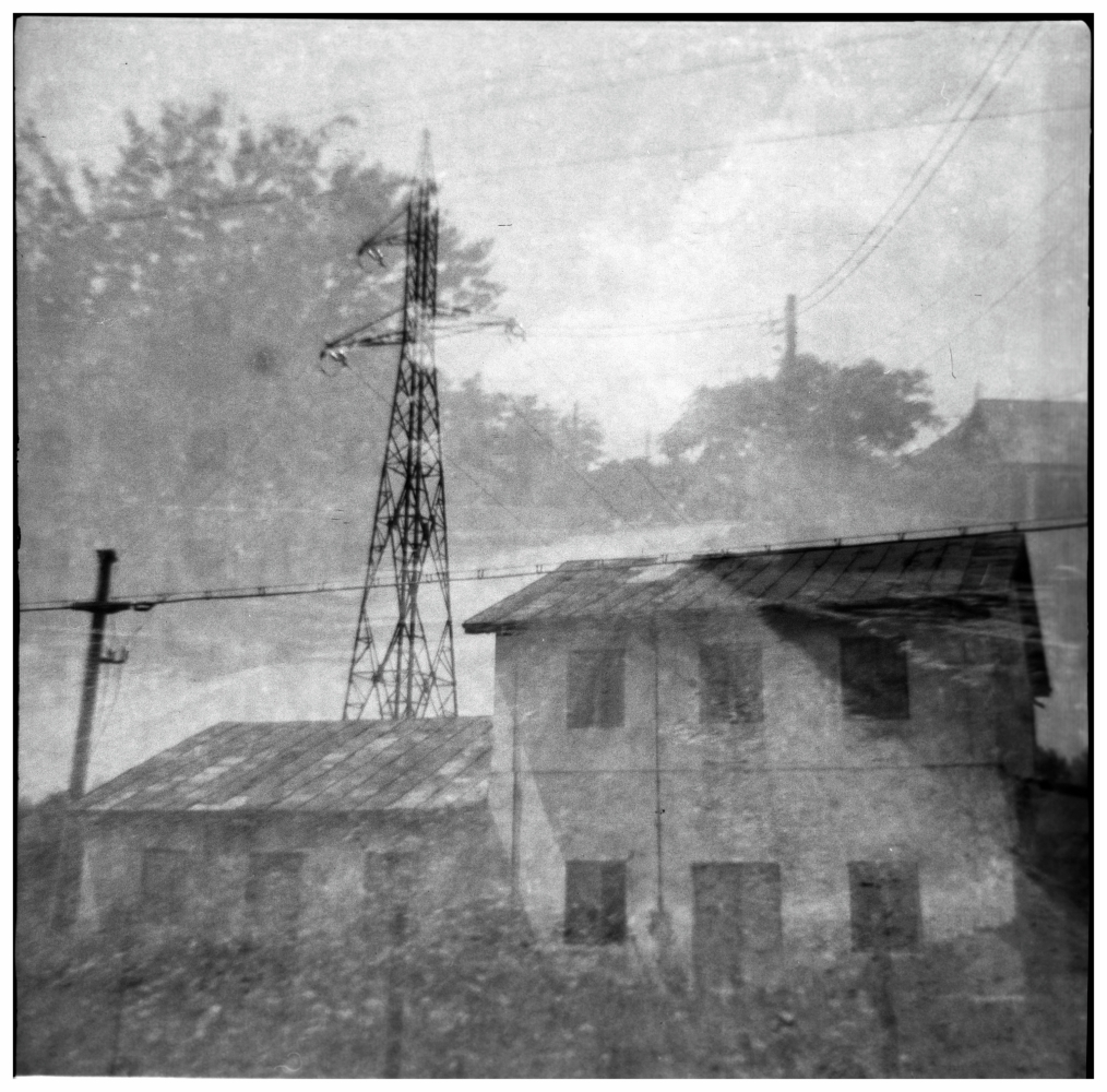 Analogue double exposure on medium format film, Chilia Veche, Tulcea County, 2023. Photo by the author.