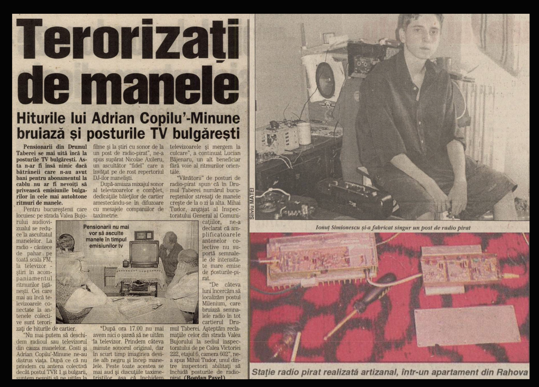 Romanian press clippings. Photo credits: 