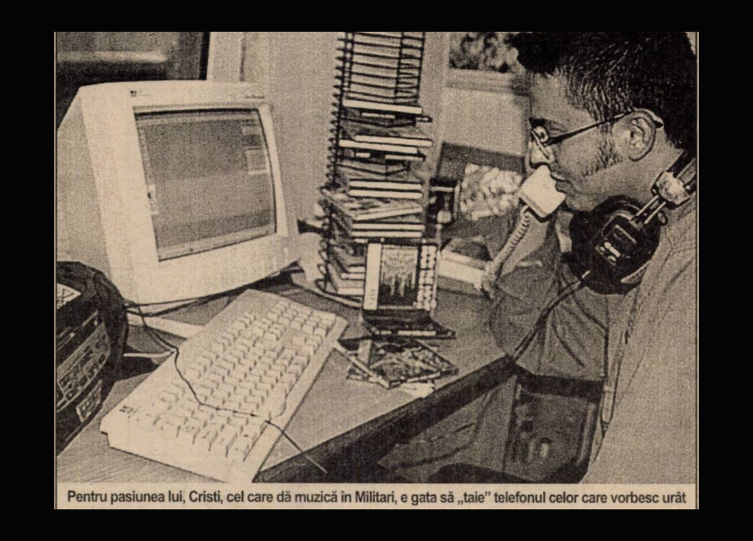 “Out of sheer passion, Cristi—the DJ in Militari—is ready to hang up on anyone who talks dirty.” Photo credits: 