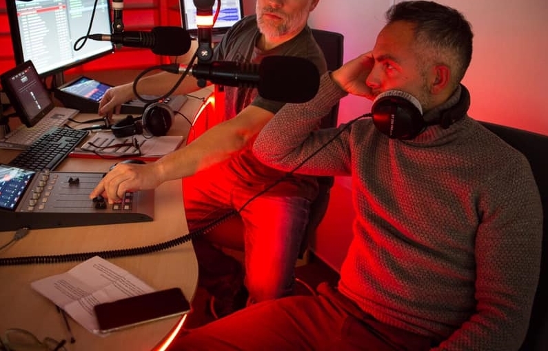 Raffaele Pezzella at Radio 1, Prague