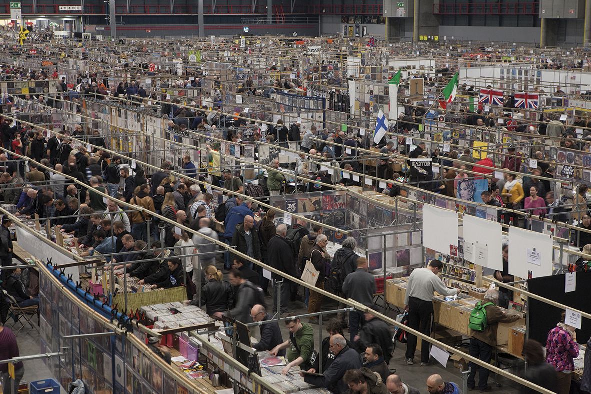 The biggest record fair takes place in Utrecht, The Netherlands