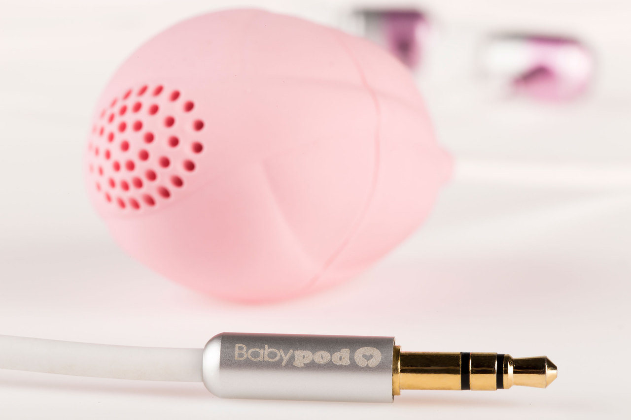 Babypod - a device that stimulates before birth through music
