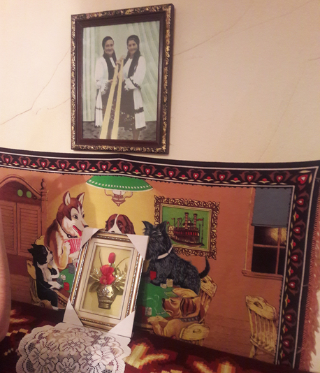 Inside Maria Coroiu's house